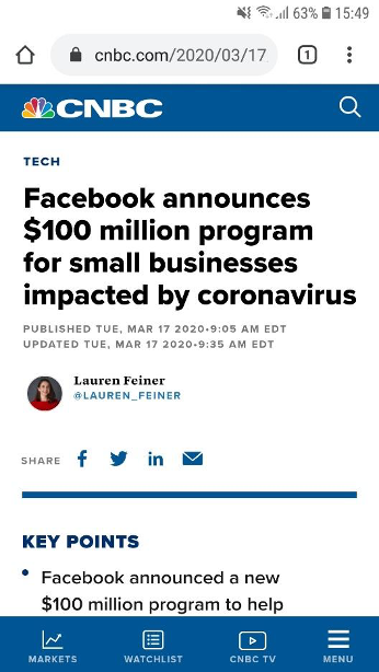 Facebooks Corona-Hilfe für Datenklau missbraucht