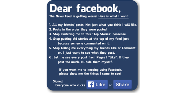 Facebook: User-Aufstand gegen neuen News Feed