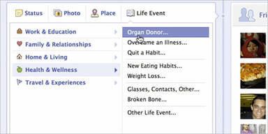 Facebook sucht jetzt Organspender
