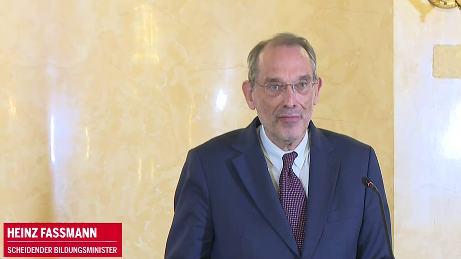 Persönliche Erklärung von Heinz Faßmann oe24.at