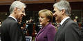 Werner Faymann, Mario Monti, Angela Merkel