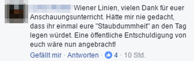 Wiener Linien zeigten