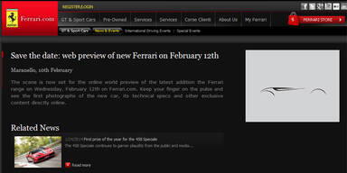 Ferrari stellt völlig neues Modell vor