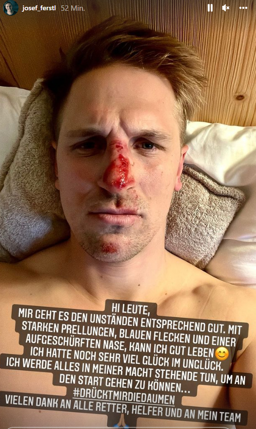 Horror-Sturz von Ferstl bei Kitz-Auftakt