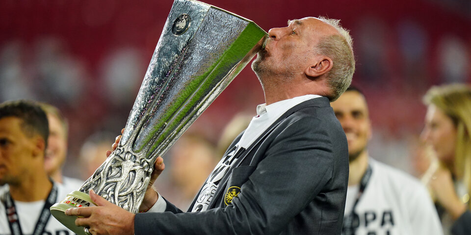 Eintracht-Präsident Peter Fischer kündigte an, dass er aus dem Pokal
