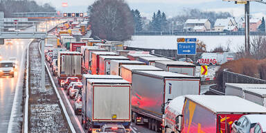 Schnee Stau Chaos A1