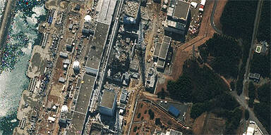Zerstörung im AKW Fukushima