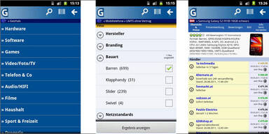Geizhals-App für Android ist verfügbar