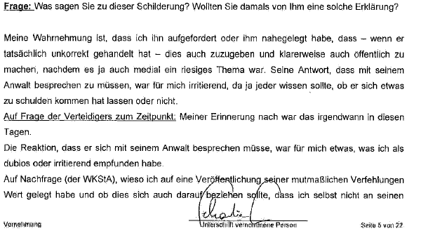 geständnis