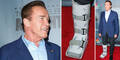Arnold Schwarzenegger mit Aircast