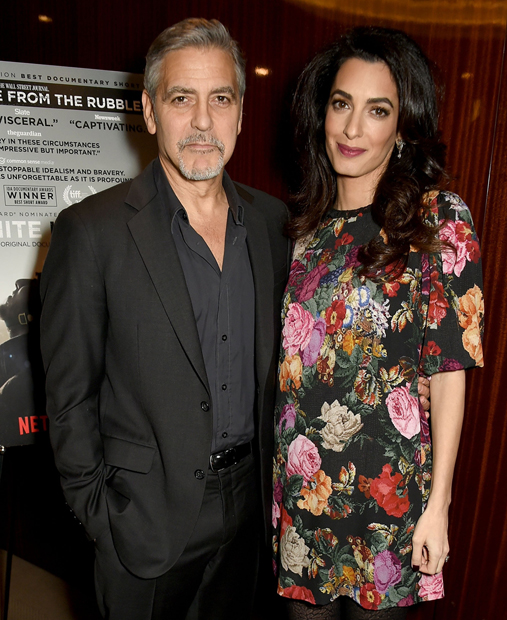 George & Amal Clooney