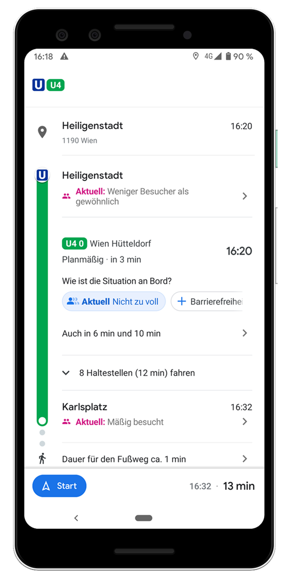 Google Maps schützt jetzt vor Corona-Ansteckung