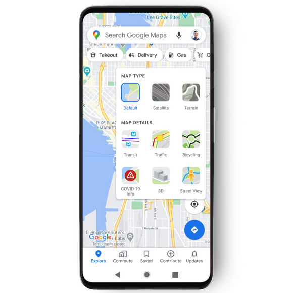Google Maps zeigt Corona-Risiko in Echtzeit