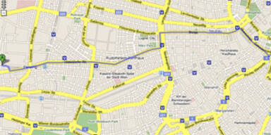 Google Maps bietet Routenplaner für Fußgänger