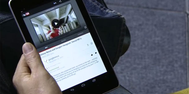 Google stellte Tablet-Computer Nexus 7 vor