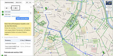 Google Maps navigiert jetzt auch Radfahrer