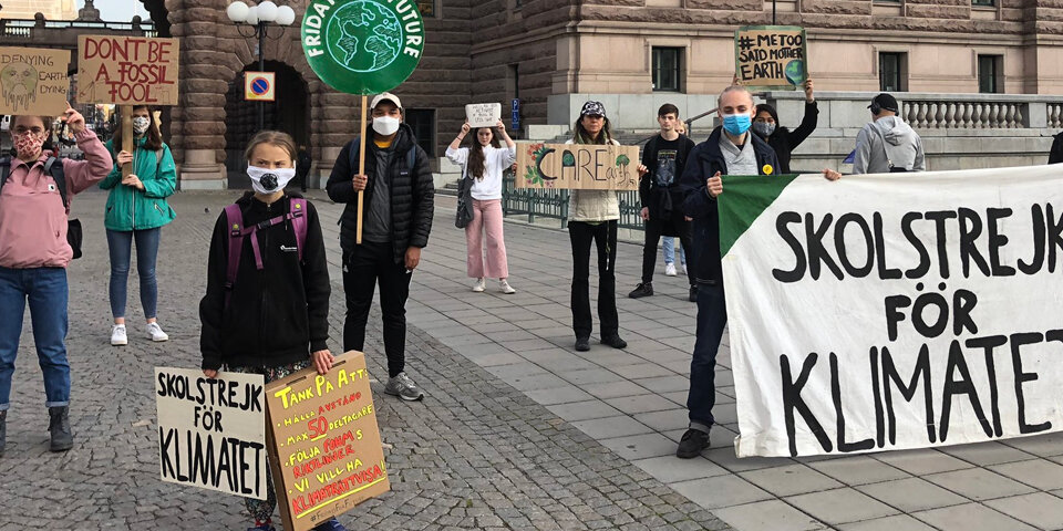 Klimaaktivistin Greta Thunberg