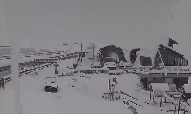 Erste Bilder: Hier liegt schon Schnee