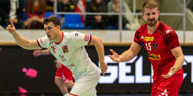 Österreichs Handballer gegen Tschechien