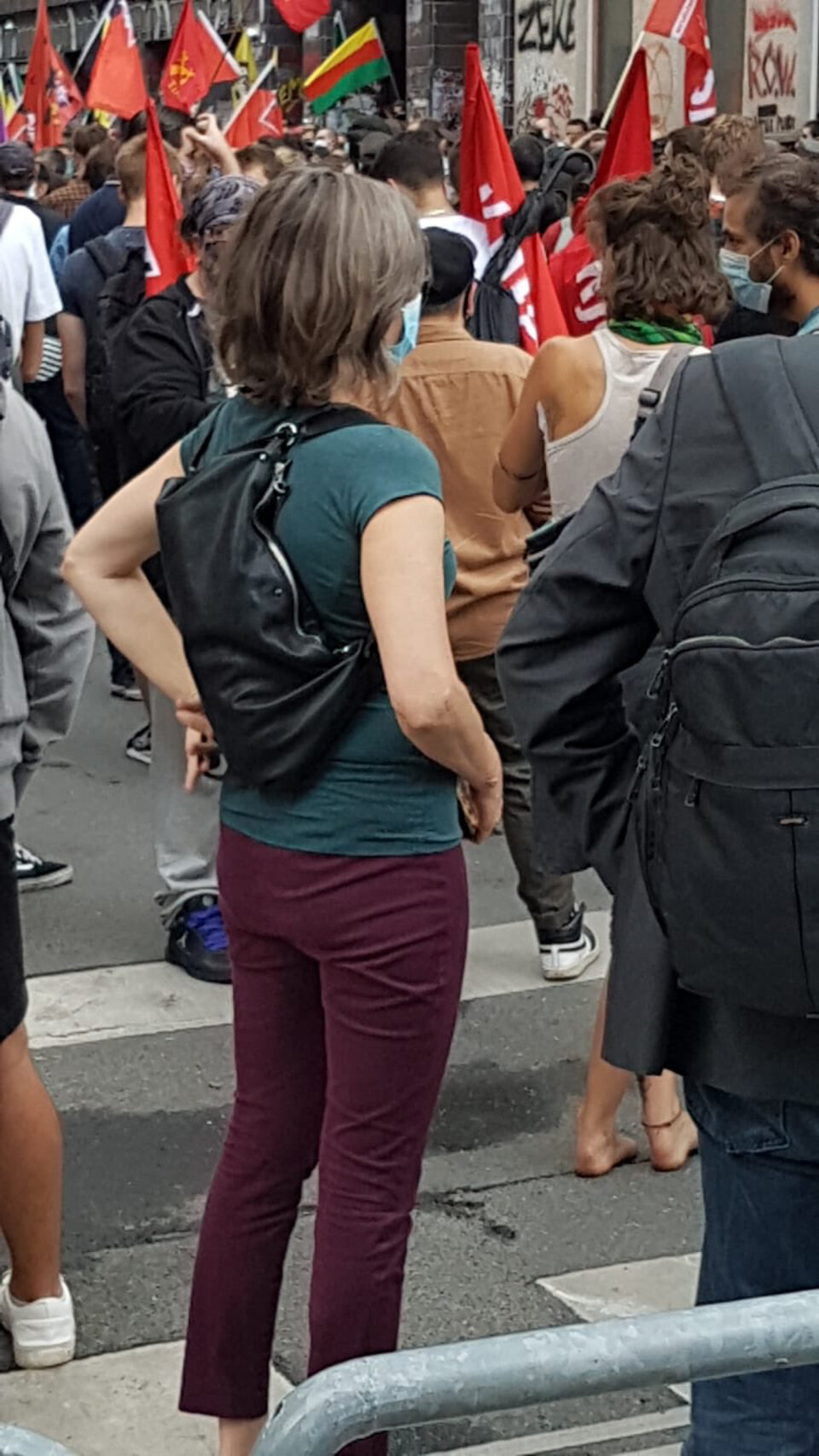 Vizebürgermeisterin Hebein bei Kurden-Demo