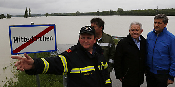 Hochwasser-Großalarm an der Donau
