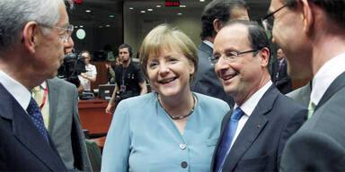 Angela Merkel, Francois Hollande