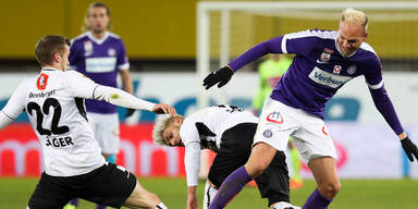 Hart erkämpft: Austria schlug Altach 2:1