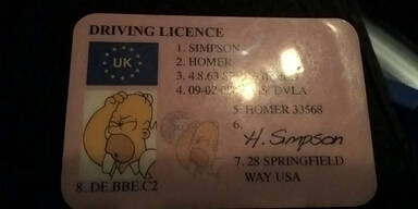 Polizei zog "Homer Simpson" aus Verkehr