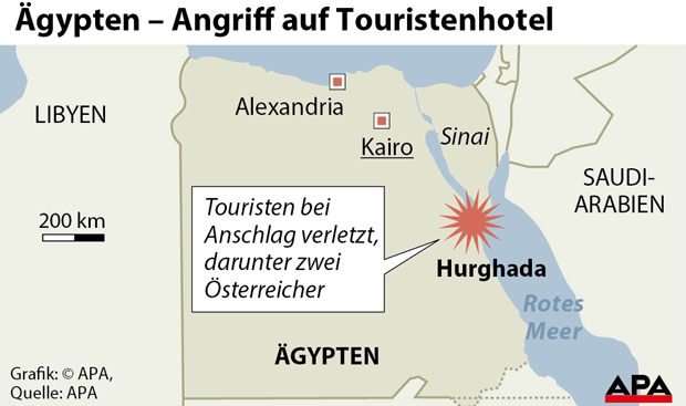 Terror in Hurghada: 2 Österreicher verletzt
