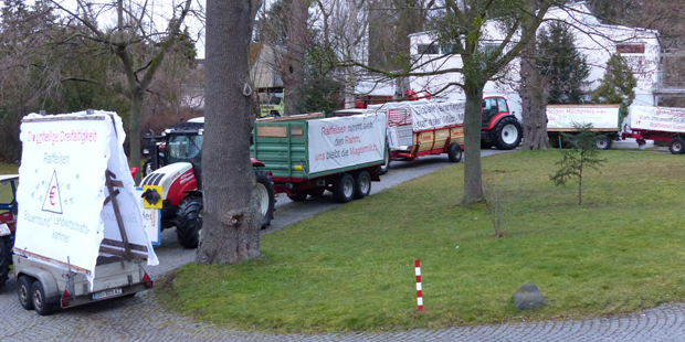 Traktor-Demo legt heute Wiener City lahm