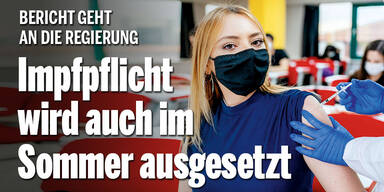 Impfpflicht wird auch im Sommer ausgesetzt