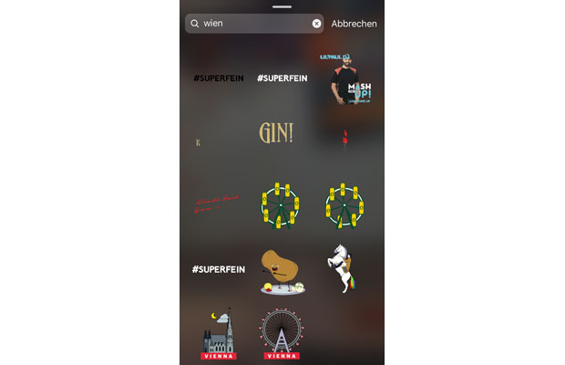 Wien hat jetzt eigene Instagram-Sticker