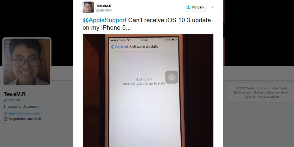 iOS 10.3 verärgert iPhone-Nutzer