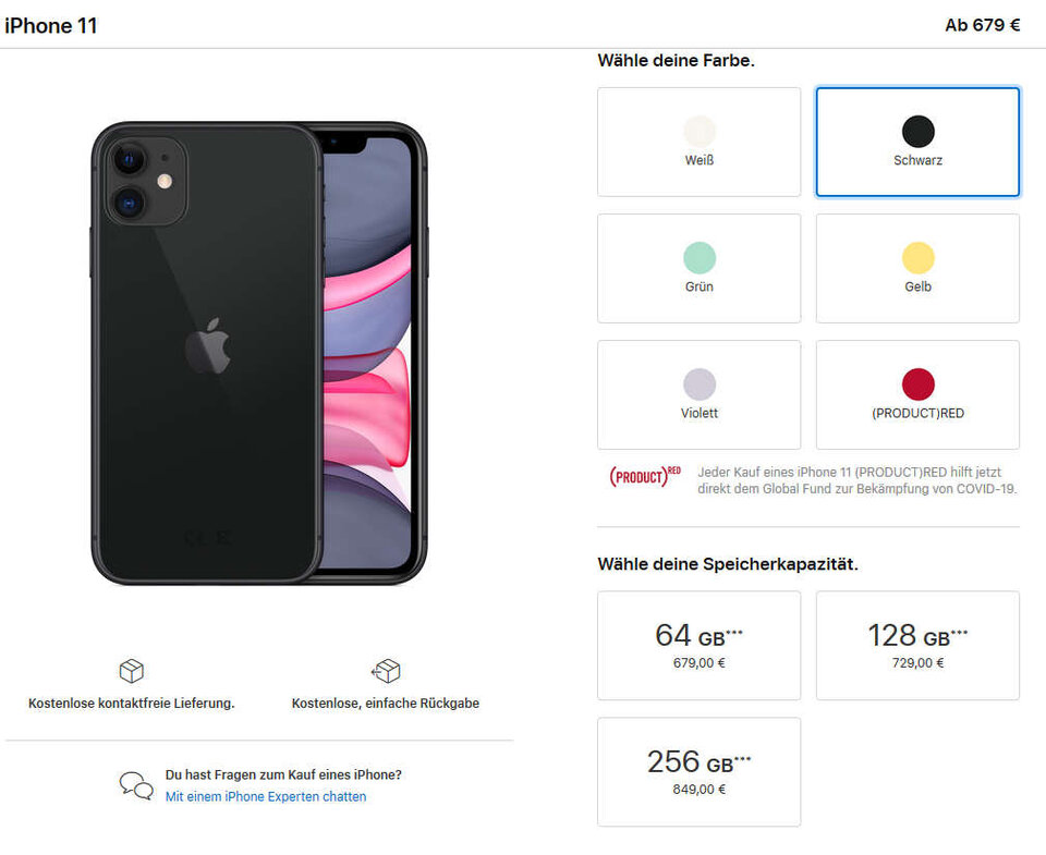 Apple verkauft das iPhone 11 zum Kampfpreis