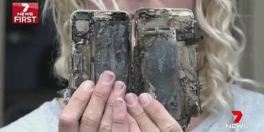 Explodiertes iPhone 7 zerstört Auto