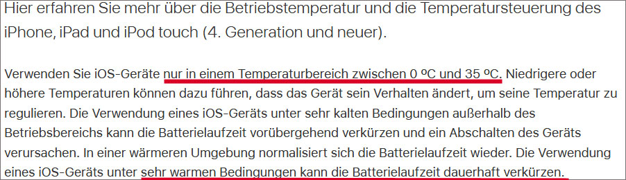 In den nächsten Tagen sollte man sein iPhone nicht nutzen
