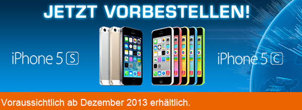 iPhone 5S und 5C ab sofort vorbestellbar
