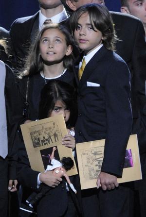 jackson kinder staples center paris katherine prince michael