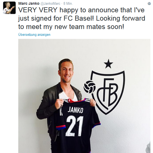 Janko unterschreibt beim FC Basel