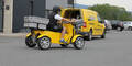 Roboterautos stellen in Graz Pakete zu