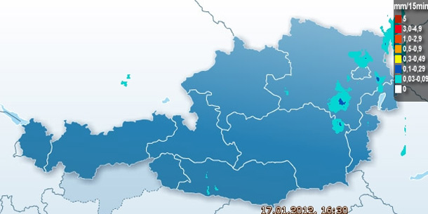 Schnee und Regen auch am Wochenende