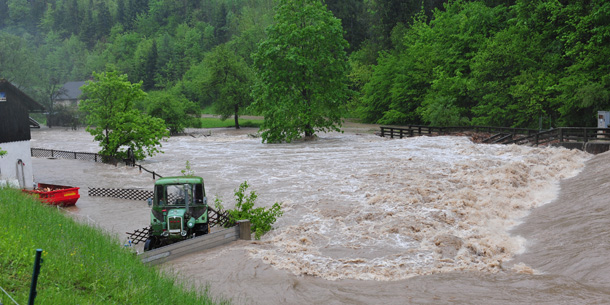 Dauerregen bringt Hochwasser