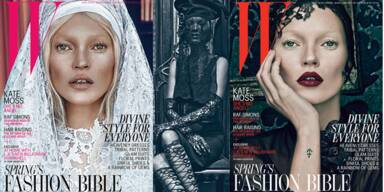 Dämonische Kate Moss für WMagazine