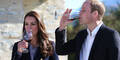 Herzogin Kate & Prinz William bei Weinverkostung