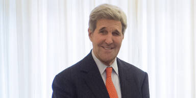 Hochrangiges Treffen: John Kerry in Wien
