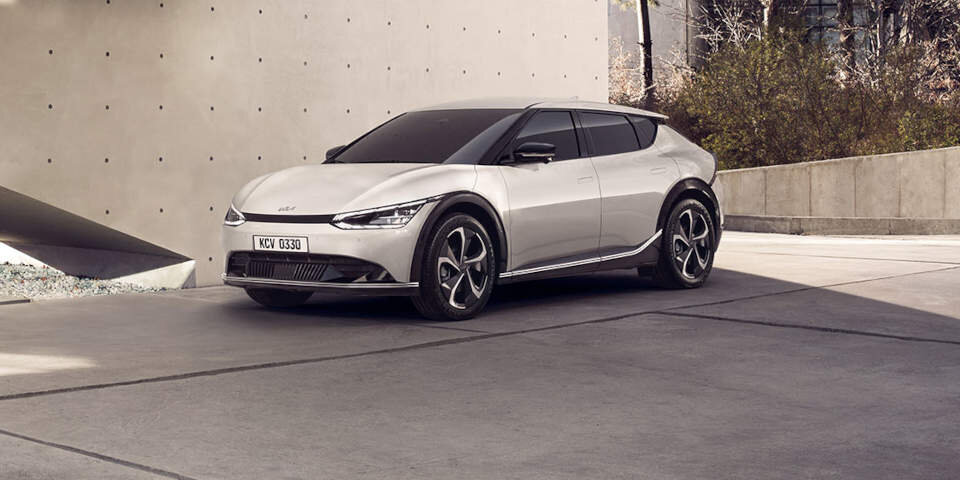 So sieht Kias Elektro-Crossover EV6 aus