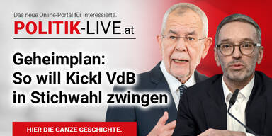 Geheimplan: So will Kickl VdB in Stichwahl zwingen