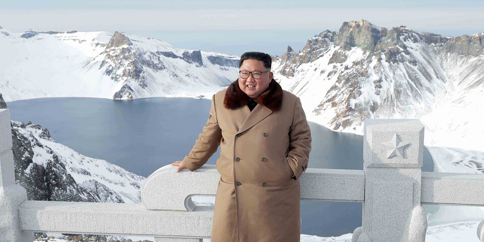 Kim reitet auf heiligen Berg