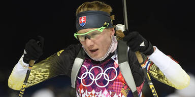 Biathlon: Slowakin Kuzmina holte Gold