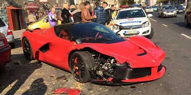 Teuersten Ferrari der Welt geschrottet